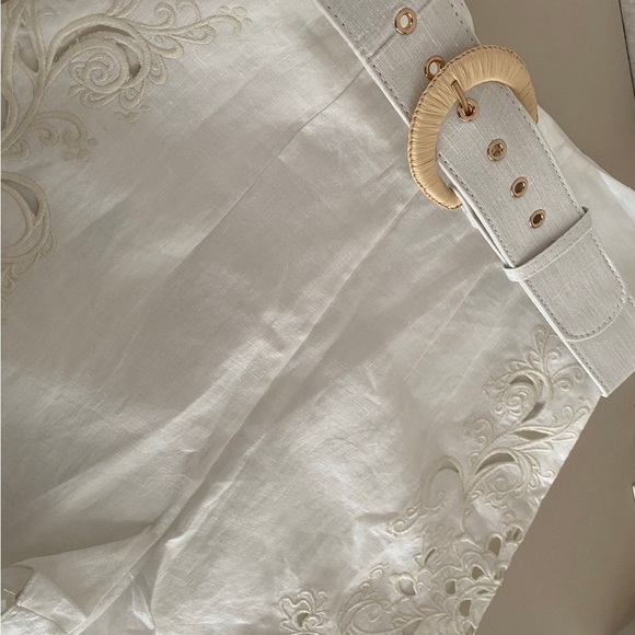 Zimmermann Cuff Belted Shorts size 0 - Picture 7 of 9